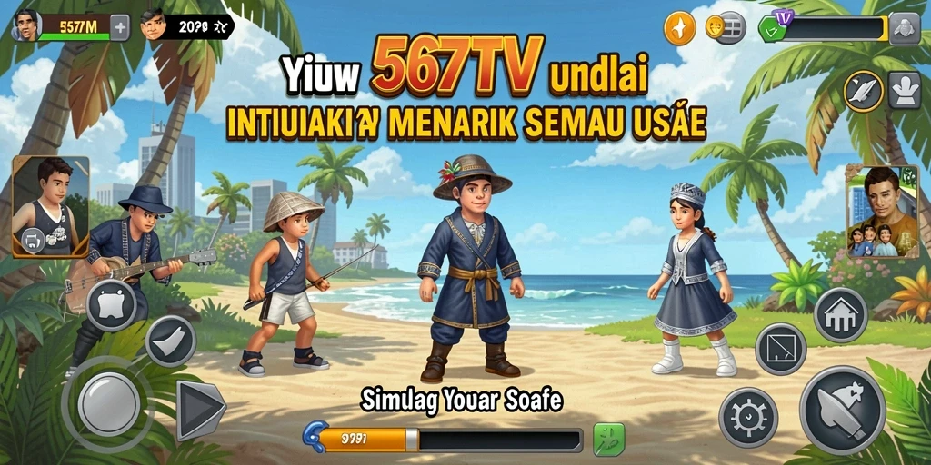 Tampilan gameplay menarik dari 567TV dengan simulasi realistis.