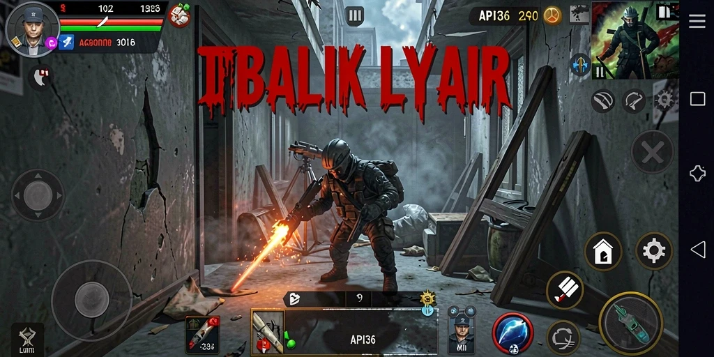 Gameplay mendebarkan API36 dengan nuansa Horror yang kental.
