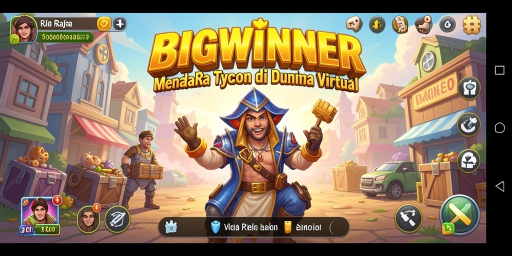 Tangkapan layar menarik dari gameplay Tycoon BIGWINNER.