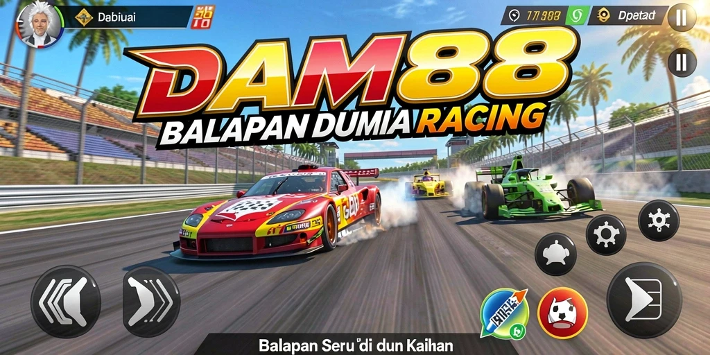 Gameplay Racing yang memukau dan penuh aksi.
