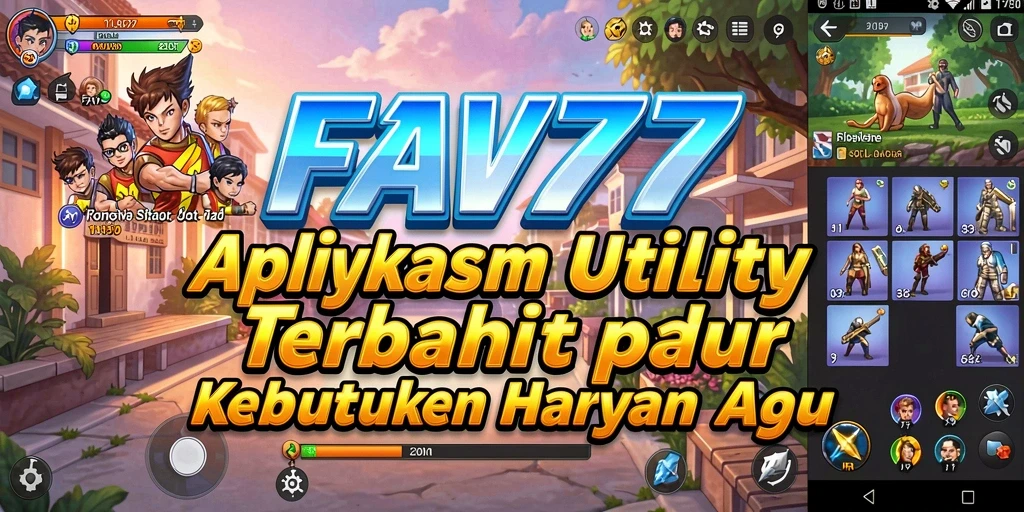 Tampilan antarmuka FAV77 yang intuitif dan menarik.