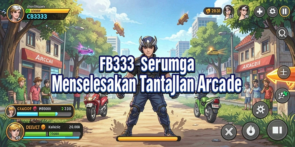 Tangkapan layar gameplay FB333 menunjukkan keseruan bermain dalam level Arcade.