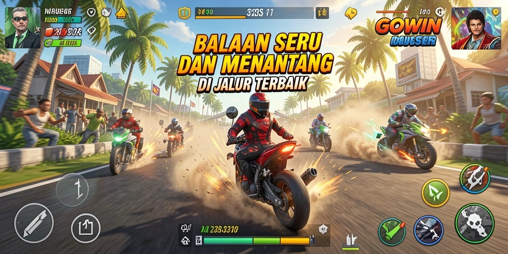GOWIN menawarkan gameplay Racing yang mendebarkan dan grafis yang memukau.