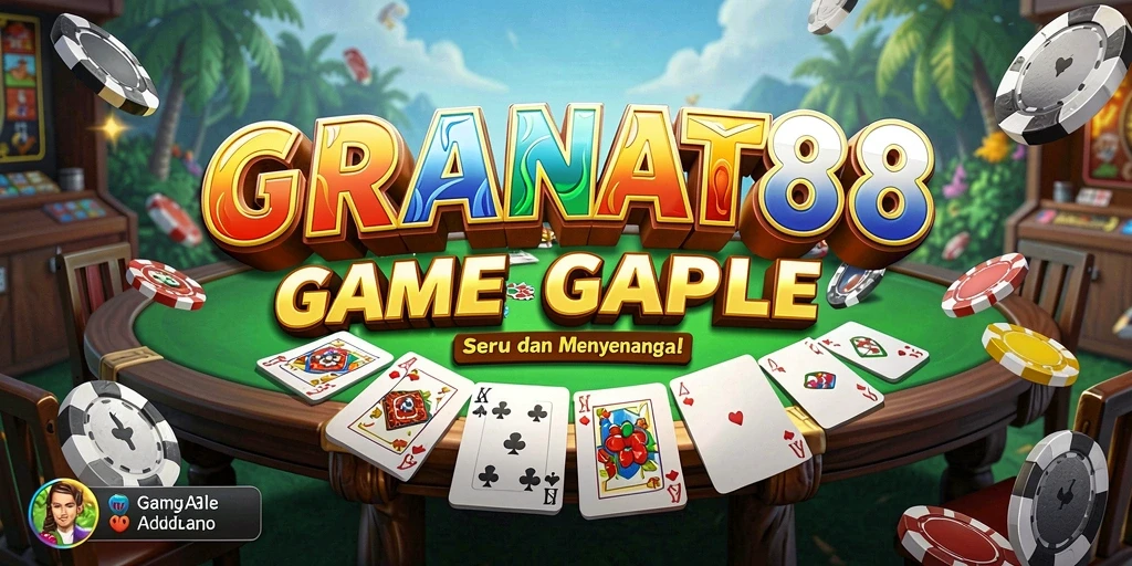 Tampilan gameplay Gaple yang menarik di GRANAT88.