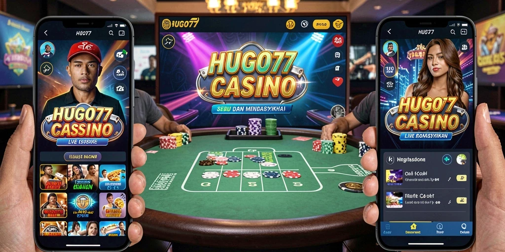 Tampilan gameplay HUGO77 yang mendebarkan dalam sesi Live Casino.