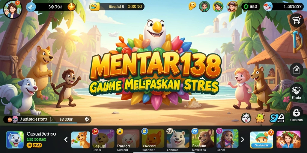 Screenshot utama MENTARI138 menampilkan gameplay yang sederhana dan menarik.