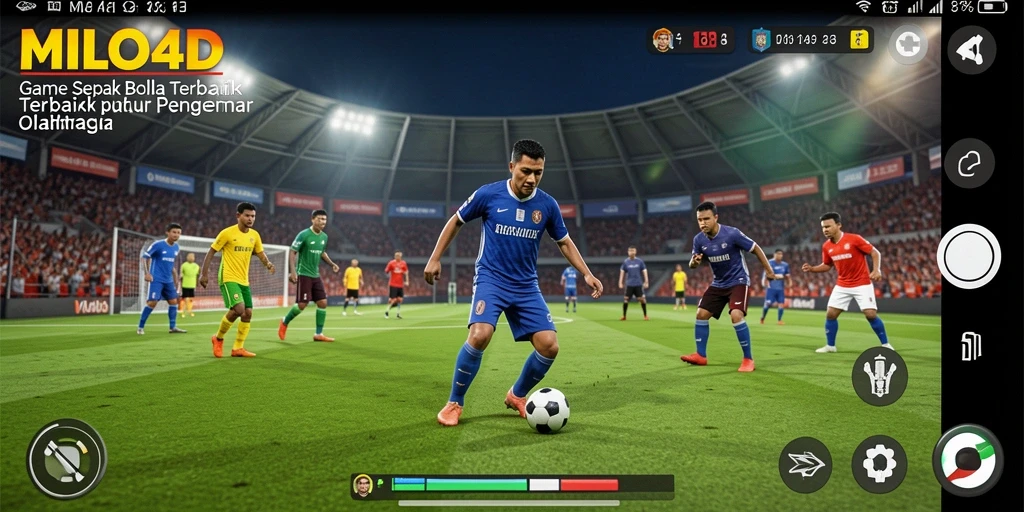 Tampilan gameplay menarik dari MILO4D dengan aksi sepak bola yang mendebarkan.