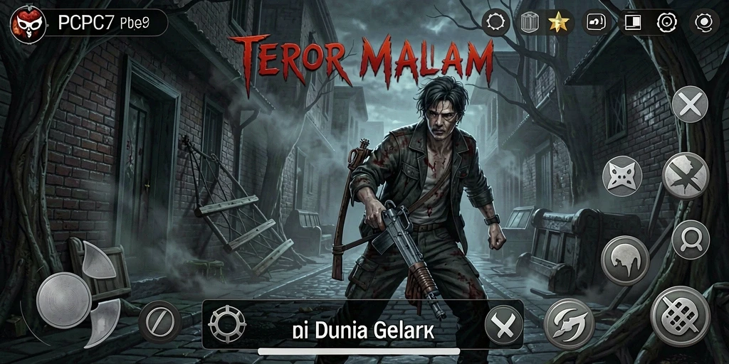 Gameplay mendebarkan PCPC7 dengan suasana gelap dan menegangkan.