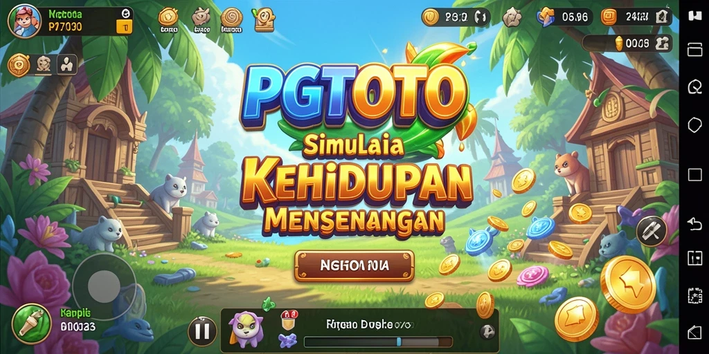 Tampilan gameplay menarik dari PGTOTO yang menggambarkan simulasi kehidupan.