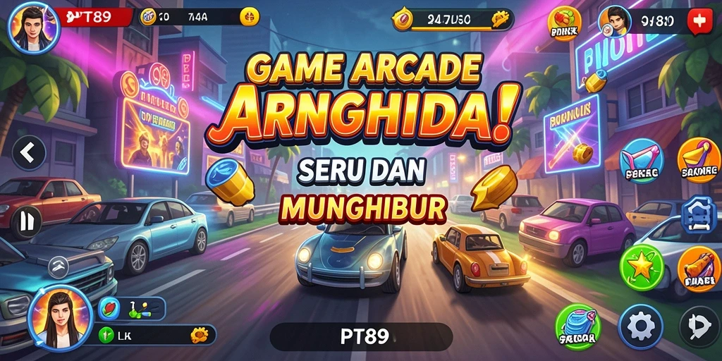 Tampilan gameplay seru PT89 dengan tantangan Arcade yang menarik.