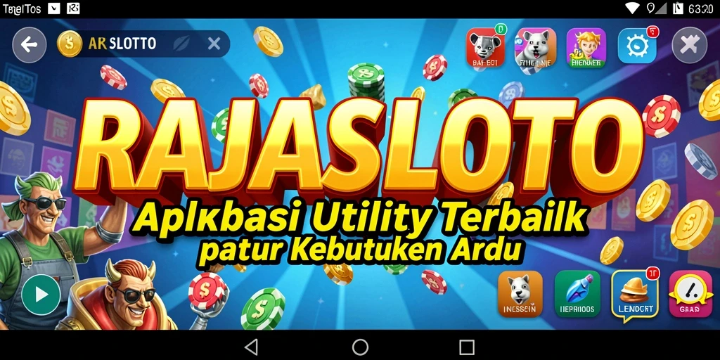Tampilan antarmuka RAJASLOTO yang memudahkan pengguna.