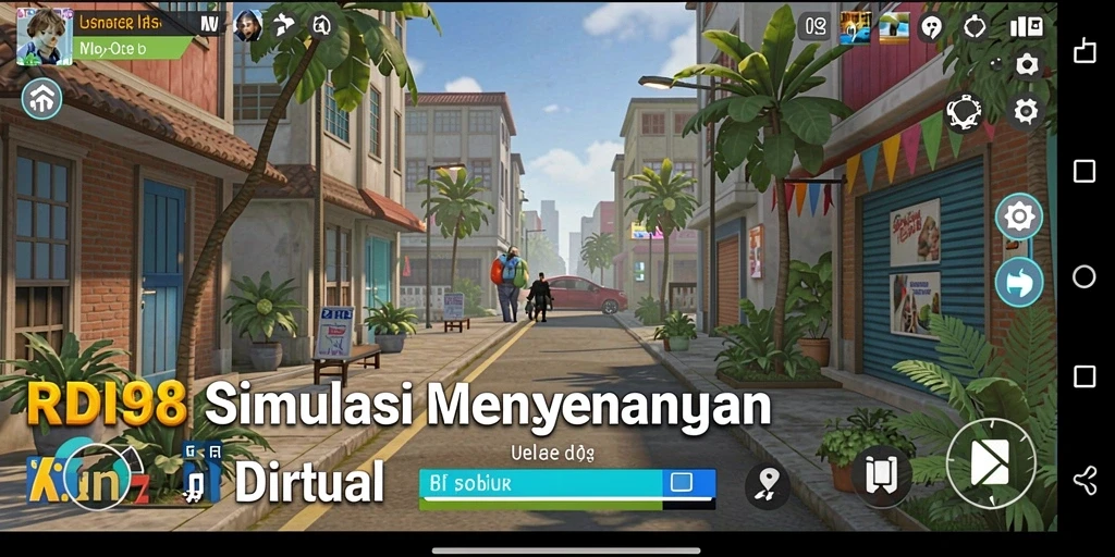 Gameplay RDI88 yang imersif dalam simulasi virtual.