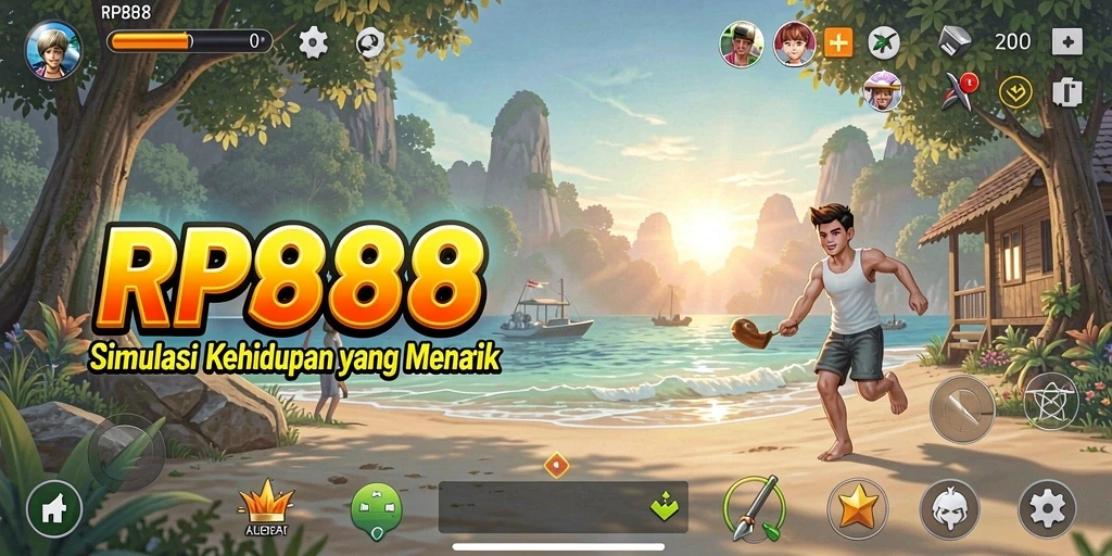 Gameplay RP888 yang menarik dengan berbagai aktivitas menarik.