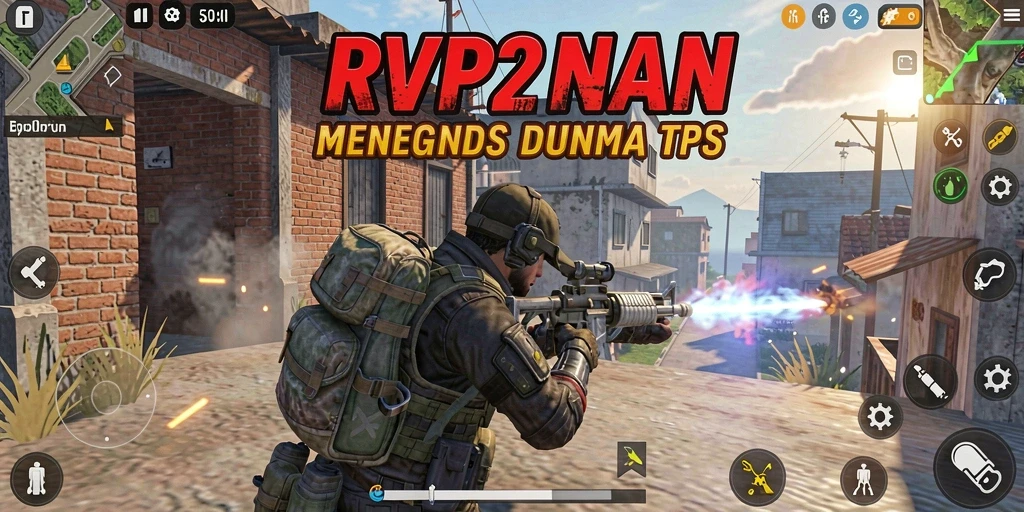 Tampilan gameplay yang mendebarkan dalam RVIP2 dengan aksi TPS.