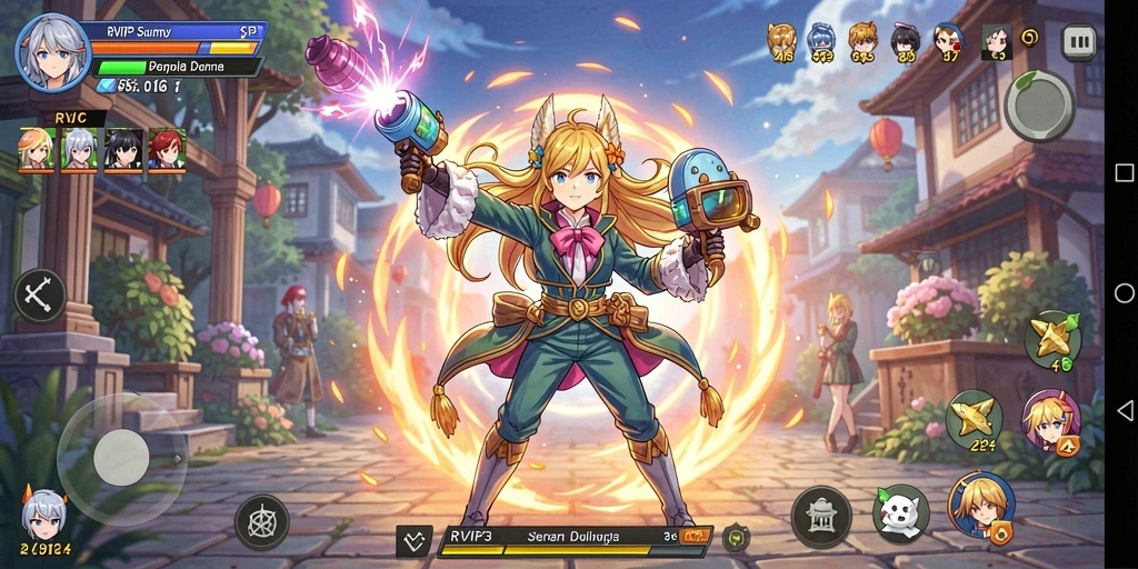 Tampilan gameplay RVIP3 yang seru dan menarik.