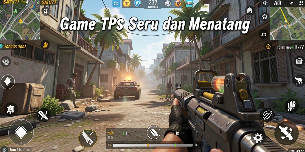 Tampilan menarik dari gameplay seru SATU77.