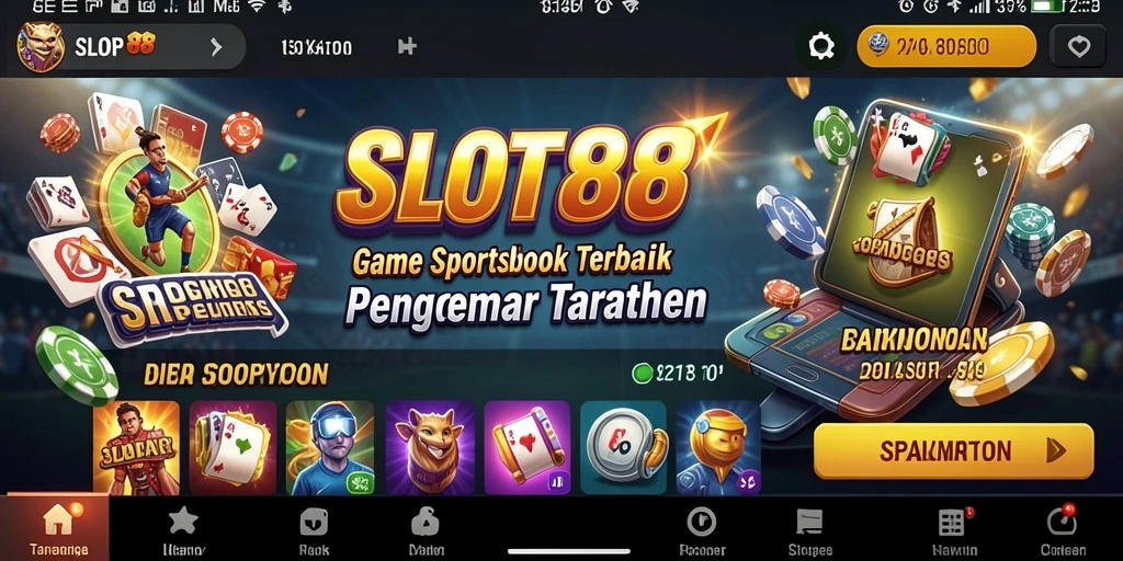 Tampilan gameplay SLOT88 yang menampilkan taruhan olahraga yang menarik.