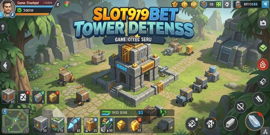 Tampilan permainan SLOT99BET yang mendebarkan dalam mode Tower Defense.