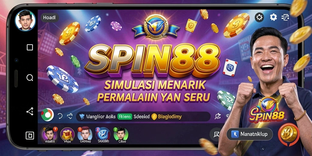 Tampilan gameplay SPIN88 yang menarik dan interaktif.