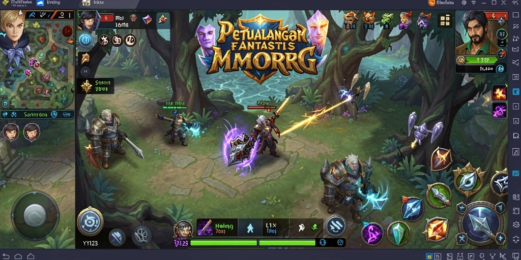 Tampilan menarik dari gameplay YY123 yang penuh aksi.